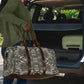 African Zebra Elephant Skin Pattern Travel Bag