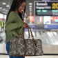 African Zebra Elephant Skin Pattern Travel Bag