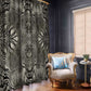 African Zebra Elephant Skin Pattern Window Curtain