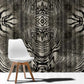 African Zebra Elephant Skin Pattern Window Curtain