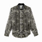 African Zebra Elephant Skin Pattern Women Casual Shirt