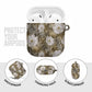 African Leopard Floral Pattern AirPods Case Sahara Pearl