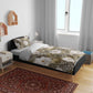 African Leopard Floral Pattern Bedding Set Sahara Pearl