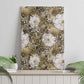 African Leopard Floral Pattern Canvas Wall Art Sahara Pearl