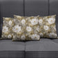 African Leopard Floral Pattern Pillow Cover Sahara Pearl