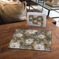 African Leopard Floral Pattern Puzzle Sahara Pearl