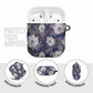 African Leopard Floral Pattern AirPods Case Nile Indigo