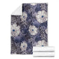 African Leopard Floral Pattern Blanket Nile Indigo