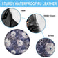 African Leopard Floral Pattern Spare Tire Cover Nile Indigo