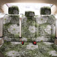 African Leopard Floral Pattern Back Car Seat Cover Safari Moss