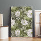 African Leopard Floral Pattern Canvas Wall Art Safari Moss