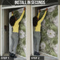 African Leopard Floral Pattern Door Cover Safari Moss