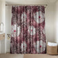 African Leopard Floral Pattern Bathroom Set Sunset Mauve
