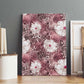 African Leopard Floral Pattern Canvas Wall Art Sunset Mauve