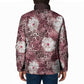African Leopard Floral Pattern Padded Jacket Sunset Mauve