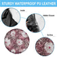African Leopard Floral Pattern Spare Tire Cover Sunset Mauve