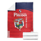 Custom Panama Football Blanket Go Los Canaleros Go