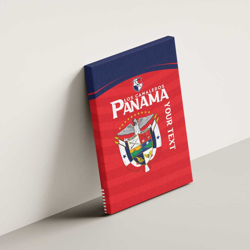 Custom Panama Football Canvas Wall Art Go Los Canaleros Go