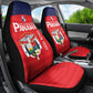 Custom Panama Football Car Seat Cover Go Los Canaleros Go