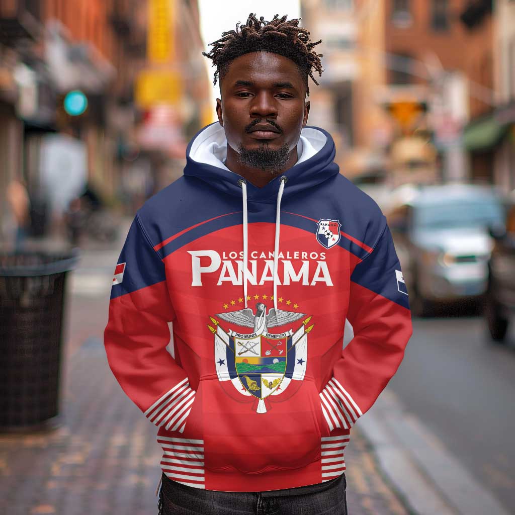 Custom Panama Football Hoodie Go Los Canaleros Go