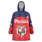 Custom Panama Football Kid Wearable Blanket Hoodie Go Los Canaleros Go