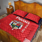 Custom Panama Football Quilt Bed Set Go Los Canaleros Go