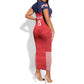 Custom Panama Football Short Sleeve Bodycon Dress Go Los Canaleros Go