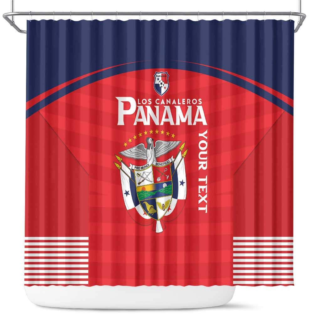 Custom Panama Football Shower Curtain Go Los Canaleros Go