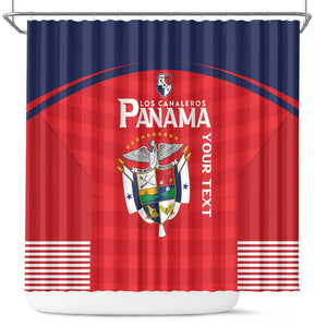 Custom Panama Football Shower Curtain Go Los Canaleros Go