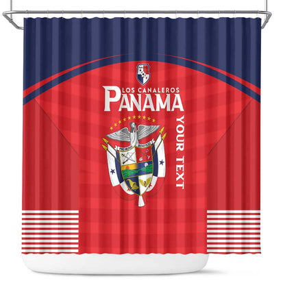 Custom Panama Football Shower Curtain Go Los Canaleros Go