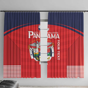 Custom Panama Football Window Curtain Go Los Canaleros Go