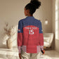 Custom Panama Football Women Casual Shirt Go Los Canaleros Go