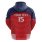 Custom Panama Football Zip Hoodie Go Los Canaleros Go