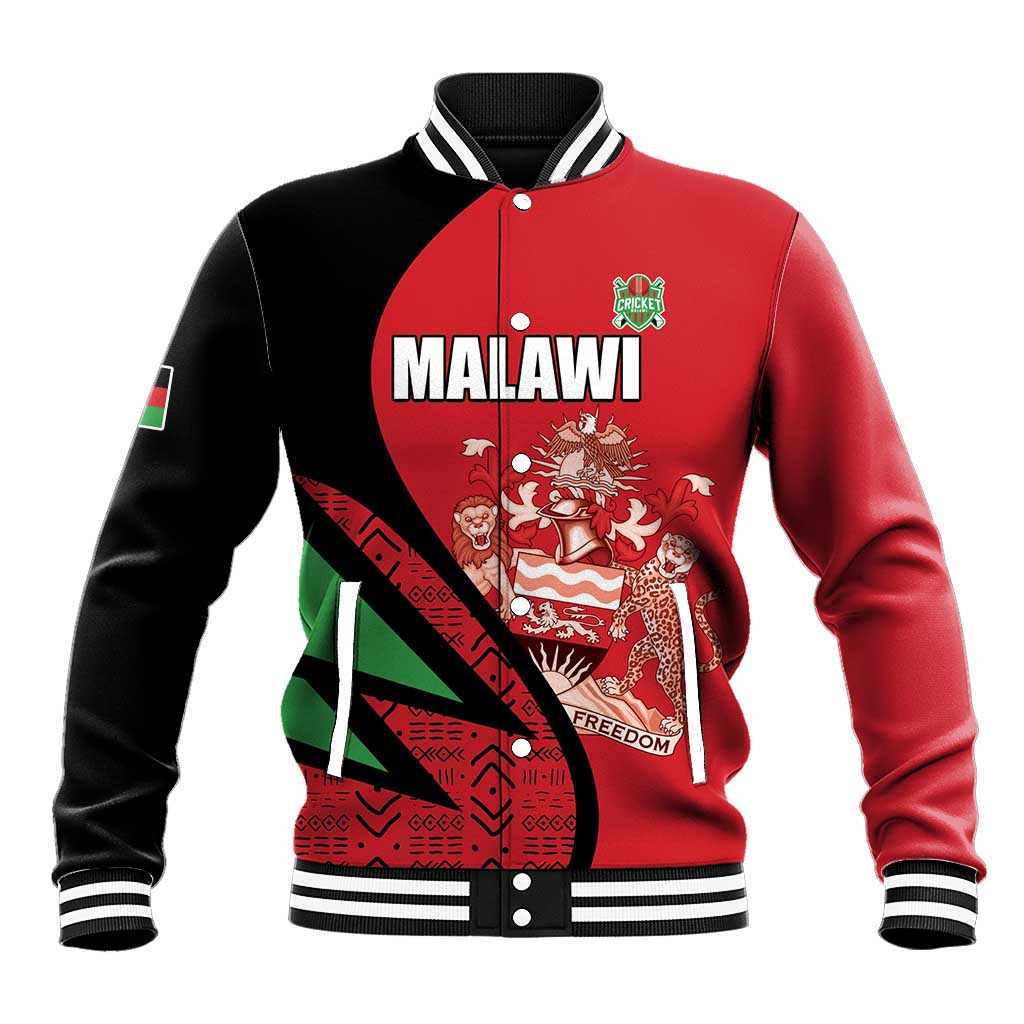 Custom Malawi Cricket Baseball Jacket Go Champions Dziko la Malawi - African Pride