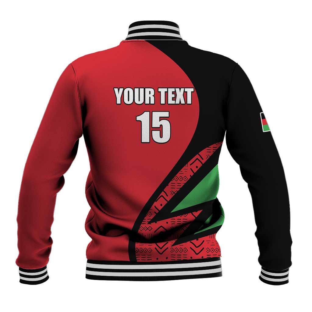 Custom Malawi Cricket Baseball Jacket Go Champions Dziko la Malawi - African Pride