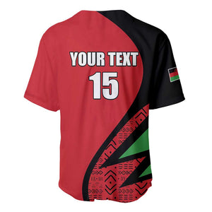 Custom Malawi Cricket Baseball Jersey Go Champions Dziko la Malawi - African Pride