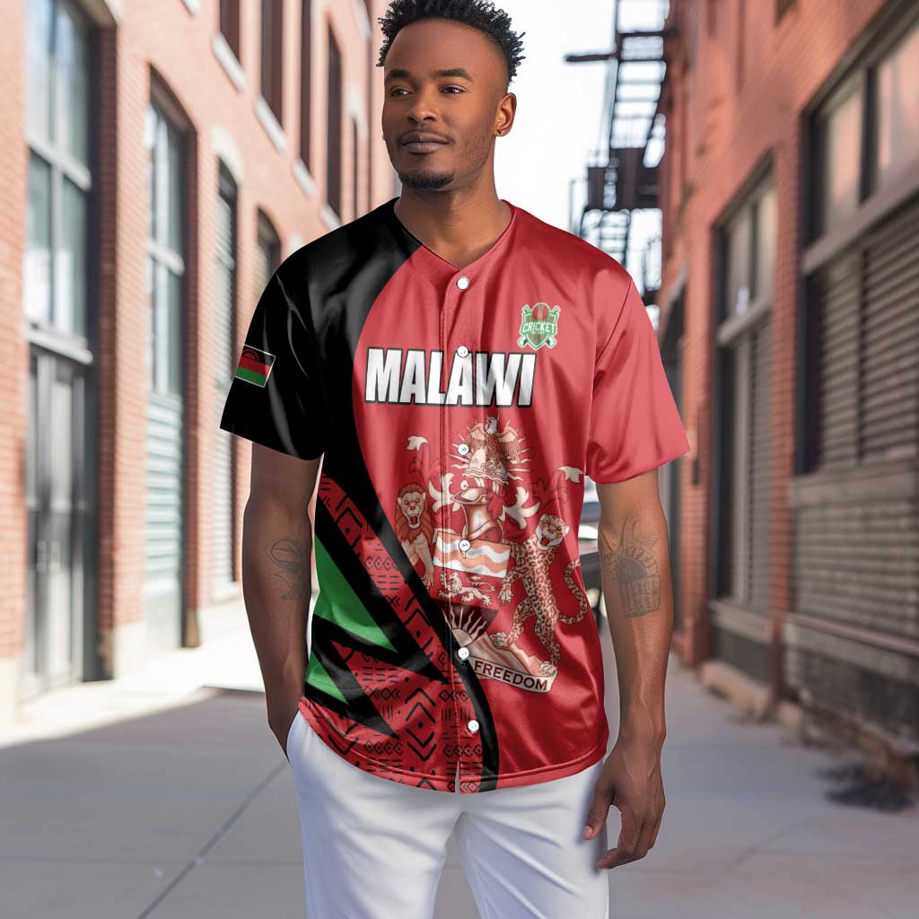 Custom Malawi Cricket Baseball Jersey Go Champions Dziko la Malawi - African Pride