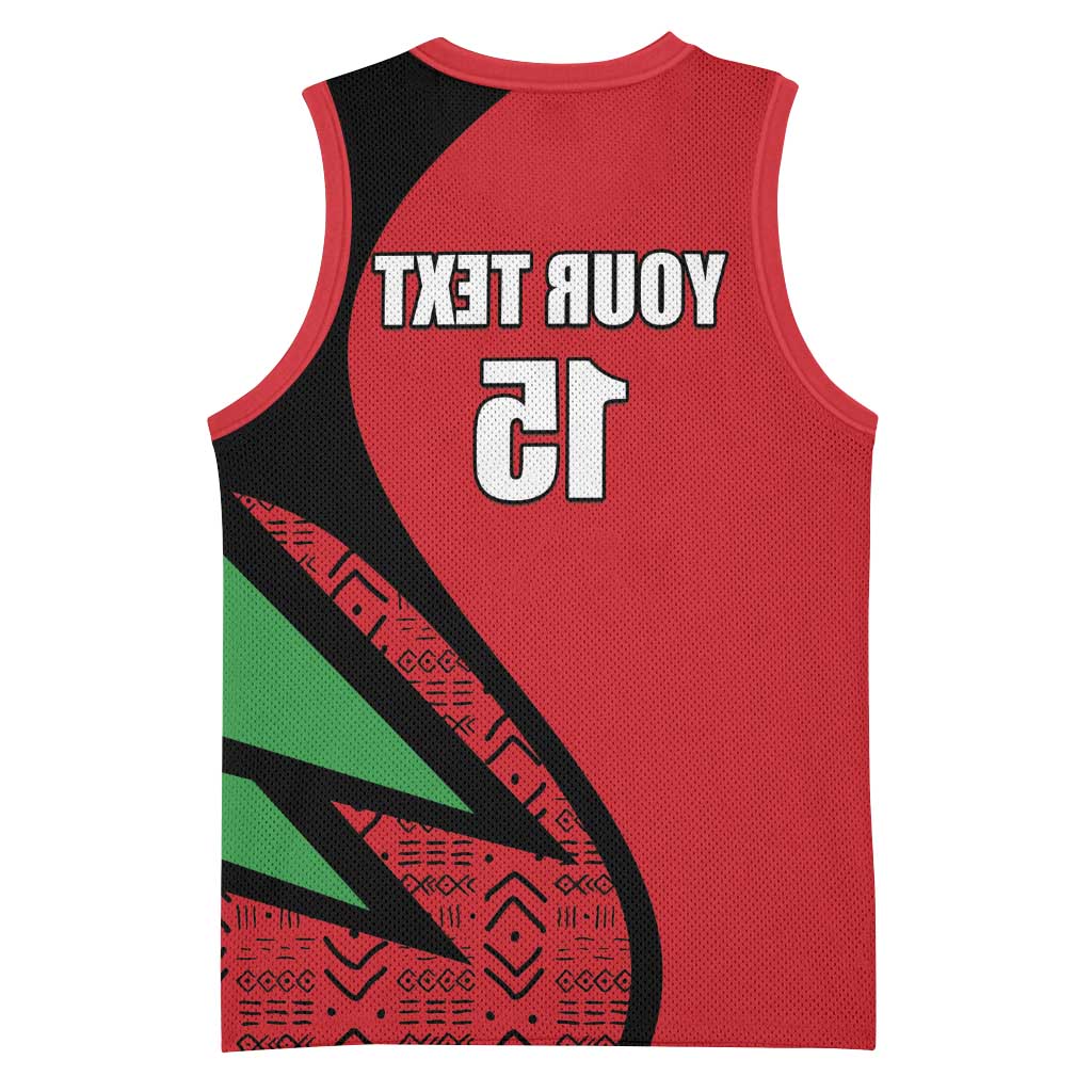 Custom Malawi Cricket Basketball Jersey Go Champions Dziko la Malawi - African Pride