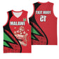 Custom Malawi Cricket Basketball Jersey Go Champions Dziko la Malawi - African Pride