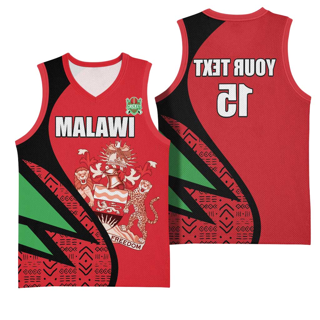 Custom Malawi Cricket Basketball Jersey Go Champions Dziko la Malawi - African Pride