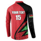 Custom Malawi Cricket Button Sweatshirt Go Champions