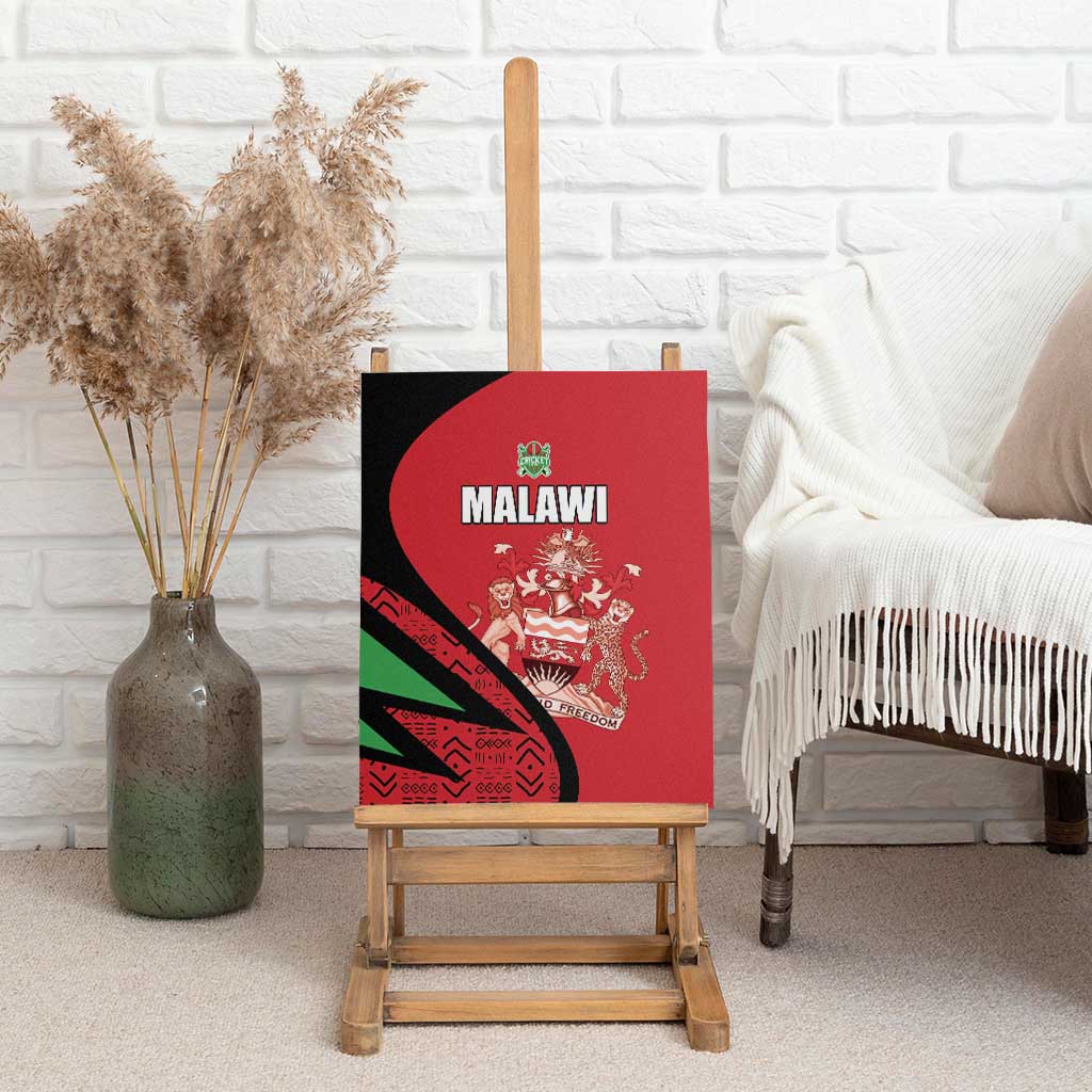 Malawi Cricket Canvas Wall Art Go Champions Dziko la Malawi - African Pride
