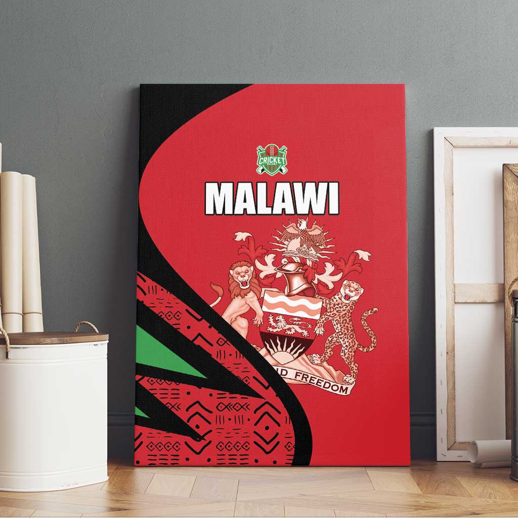 Malawi Cricket Canvas Wall Art Go Champions Dziko la Malawi - African Pride