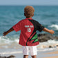 Custom Malawi Cricket Kid Hawaiian Shirt Go Champions Dziko la Malawi - African Pride
