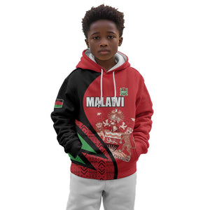 Custom Malawi Cricket Kid Hoodie Go Champions Dziko la Malawi - African Pride