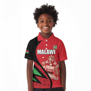 Custom Malawi Cricket Kid Polo Shirt Go Champions Dziko la Malawi - African Pride