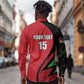 Custom Malawi Cricket Long Sleeve Button Shirt Go Champions Dziko la Malawi - African Pride