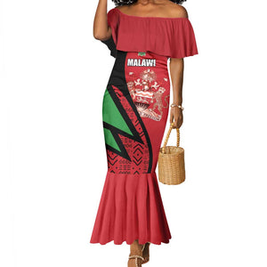 Custom Malawi Cricket Mermaid Dress Go Champions Dziko la Malawi - African Pride