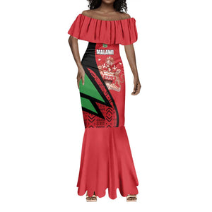 Custom Malawi Cricket Mermaid Dress Go Champions Dziko la Malawi - African Pride