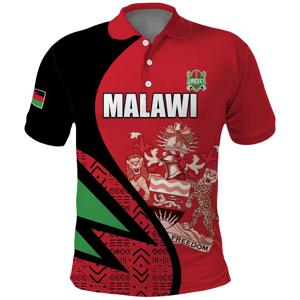 Custom Malawi Cricket Polo Shirt Go Champions Dziko la Malawi - African Pride